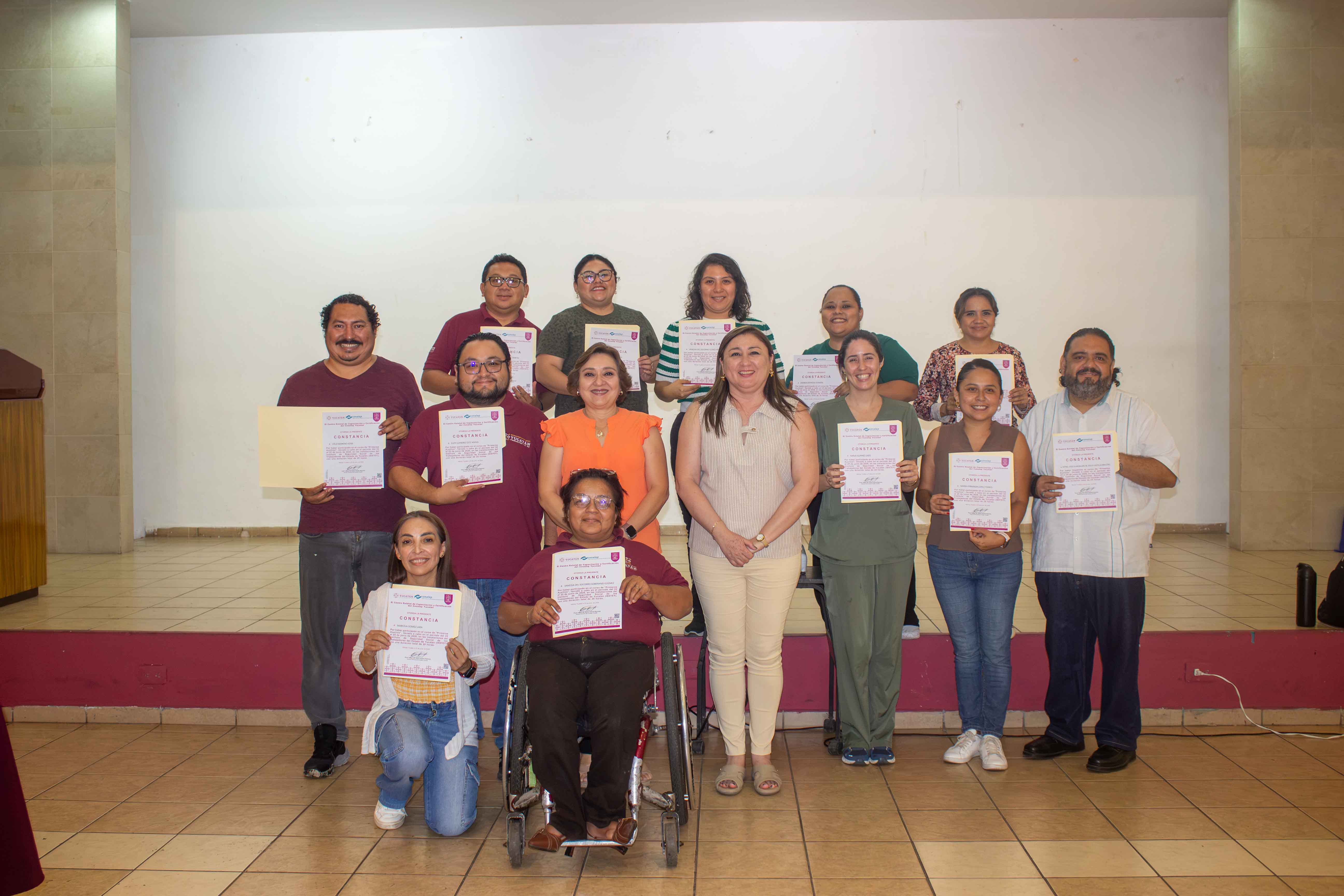 Capacitación: Primeros auxilios, primera respuesta
